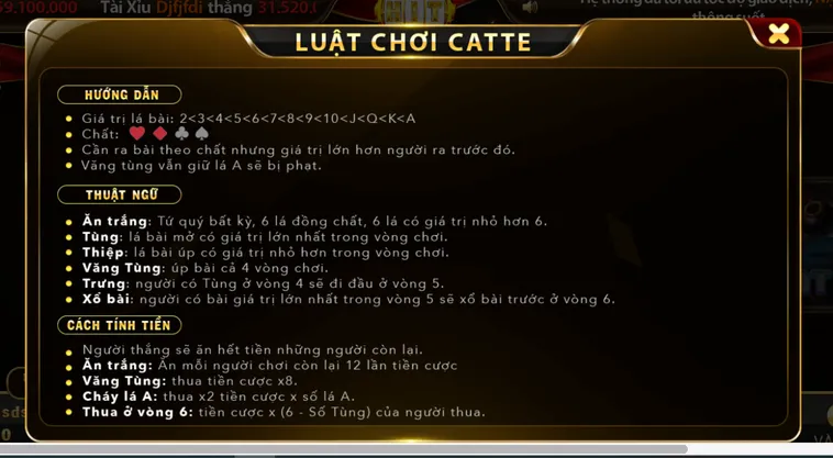 Hướng Dẫn Cách Chơi Catte Tại HitClub Đổi Thưởng Đỉnh Cao Hiện Nay