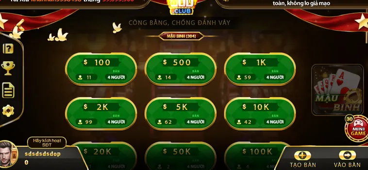 Mậu Binh Tại HitClub Sân Chơi Chiến Thuật Đổi Thưởng Đỉnh Cao Uy Tín