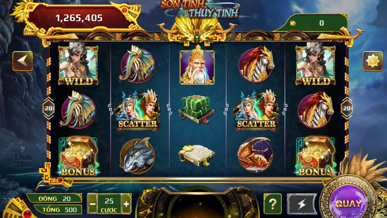 Hướng Dẫn Săn Thưởng Nổ Hũ Sơn Tinh Thủy Tinh Tại HitClub Cho Game Thủ