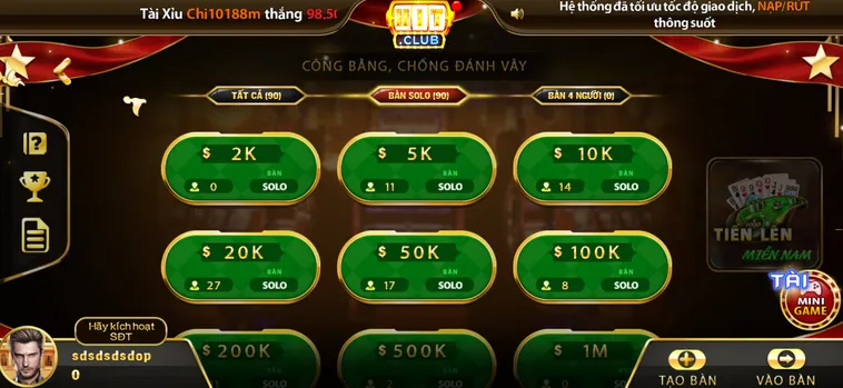 Hướng Dẫn Chơi Tiến Lên Miền Nam Tại Hitclub Dành Cho Người Chơi Mới