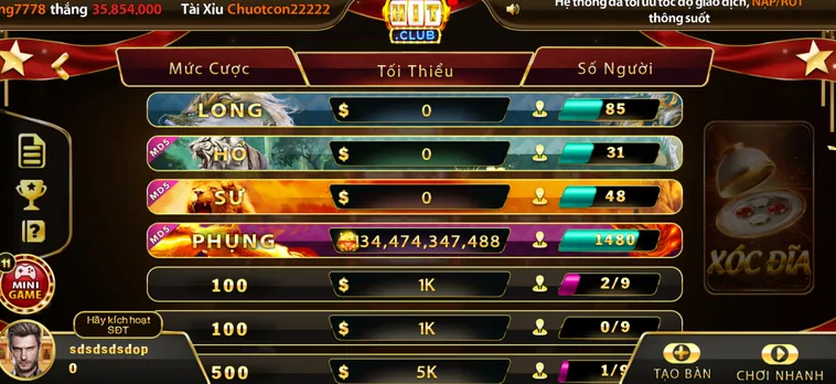 Casino Xóc Đĩa Tại HitClub Sân Chơi Uy Tín Cho Mọi Cược Thủ