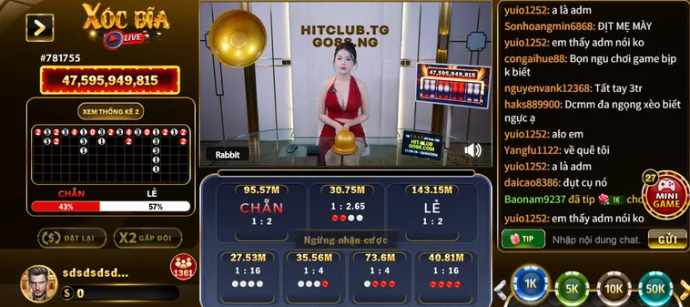 Xóc Đĩa Livestream Tại HitClub Trải Nghiệm Cá Cược Đẳng Cấp Thời Đại Số